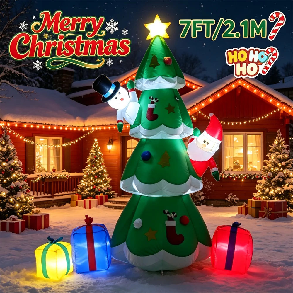 Model Pohon Natal Tiup Raksasa - Christmas Tree Artificial ulasan dan harga