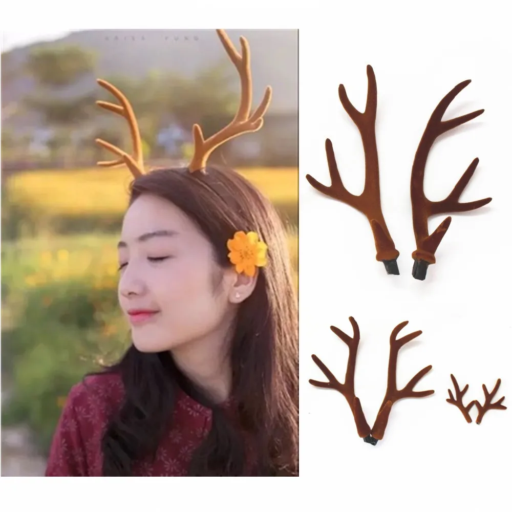 Tanduk Rusa Simulasi Coklat Bu - Reindeer Antlers Headband ulasan dan harga
