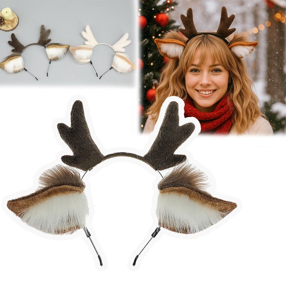 Headband Tanduk Rusa Lolita, H - Reindeer Antlers Headband ulasan dan harga