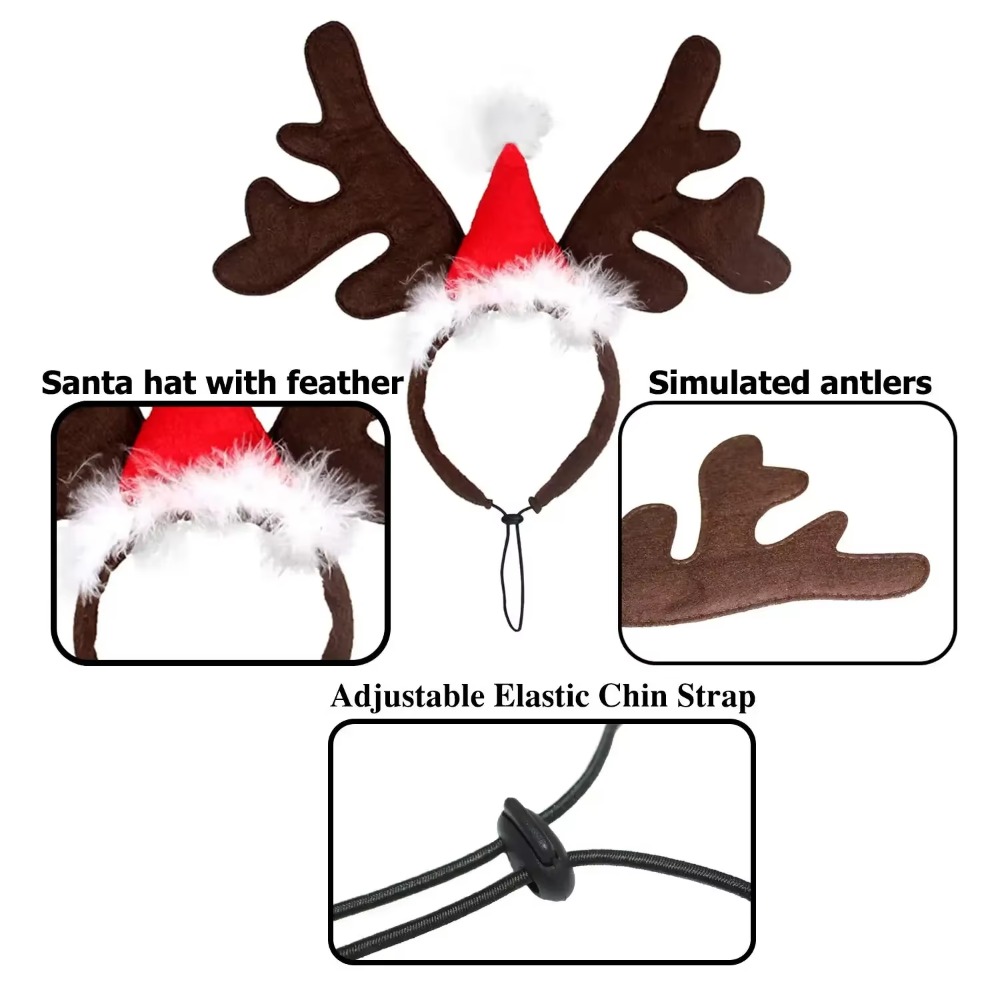 Bando Tanduk Rusa Natal untuk  - Reindeer Antlers Headband ulasan dan harga