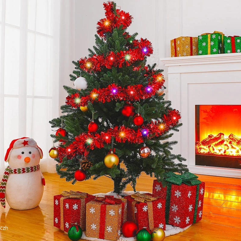1PC 5M Hiasan Garland Natal Ta - Tinsel Garland Decoration ulasan dan harga